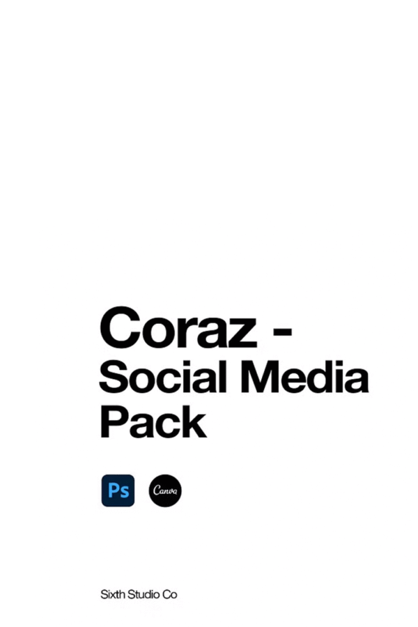 Coraz - Social Media Pack