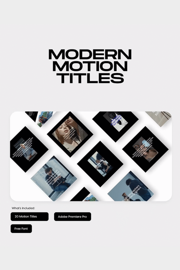 24 Modern Motion Titles